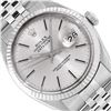 Image 1 : Rolex Mens Stainless Steel Silver Index Fluted Bezel Datejust Wristwatch 36MM