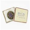 Image 1 : Antique Giovanni Apa 14K Gold Hand Carved Amethyst Cameo DETAILED Brooch Pendant