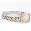 Image 9 : Rolex Mens 2T Factory Champagne Index Dial 14K Yellow Gold And Stainless Steel D