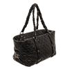 Image 3 : Chanel Black Quilted Lambskin Ligne Lady Braid XL Tote Bag