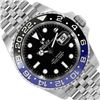 Image 2 : Rolex Mens Stainless Steel Batgirl GMT Master 2 Jubilee Band With Rolex Box And