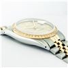 Image 8 : Rolex Mens Two Tone Yellow Gold And Stainless Steel Champagne Diamond 36MM Datej