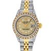 Image 2 : Rolex Ladies Quickset Two Tone Champagne Diamond Lugs Datejust Wristwatch
