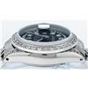 Image 7 : Rolex Ladies Stainless Steel Quickset Black Diamond Lugs Datejust Wristwatch Ser