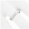 Image 3 : Classic 14K White Gold 3.4mm Plain Domed Polished Stackable Wedding Band Ring