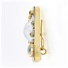 Image 6 : 14k Gold Diamond & Gemstone Baroque Pearl Artist Painters Pallet Brooch Pendant