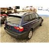 Image 16 : B2 --  2004 BMW X3 BLUE 229413 KMS