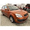 Image 9 : A12F --  2008 KIA RIO 5 SX ORANGE 207780 KMS