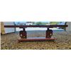 Image 2 : 507-- SOLID WOOD ELEPHANT COFFEE TABLE