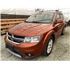 Image 3 : F6 --  2014 DODGE JOURNEY R/T ORANGE 210592 KMS