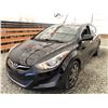Image 3 : C6R --  2014 HYUNDAI ELANTRA SE BLACK 122872 KMS