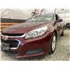 Image 2 : A3 --  2015 CHEVROLET MALIBU LT RED 206600 KMS