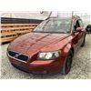 Image 3 : D2 --  2007 VOLVO V50 T5 ORANGE 176803 KMS