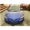 Image 7 : A12 --  2007 MAZDA 3 BLUE 279368 KMS