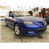 Image 8 : A12 --  2007 MAZDA 3 BLUE 279368 KMS