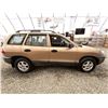 Image 11 : A12C --  2002 HYUNDAI SANTA FE GL GOLD 213088 KMS