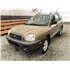 Image 3 : A12C --  2002 HYUNDAI SANTA FE GL GOLD 213088 KMS