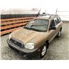 Image 4 : A12C --  2002 HYUNDAI SANTA FE GL GOLD 213088 KMS