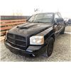 Image 3 : A12R --  2005 DODGE DAKOTA BLACK 244729 KMS