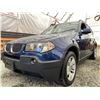 Image 2 : B2 --  2004 BMW X3 BLUE 229413 KMS