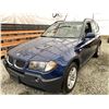 Image 3 : B2 --  2004 BMW X3 BLUE 229413 KMS