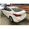 Image 22 : B6 --  2014 HYUNDAI ELANTRA WHITE 236804 KMS