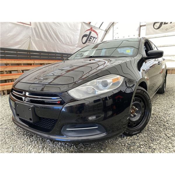 A12L --  2015 DODGE DART BLACK 213189 KMS