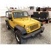 Image 10 : C4 --  2008 JEEP WRANGLER X YELLOW 142075 KMS