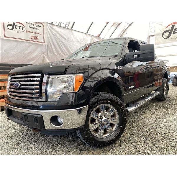 C6I --  2012 FORD F150 BLACK 246971 KMS