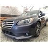 Image 2 : D1 --  2015 SUBARU LEGACY GREY 246033 KMS