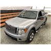 Image 4 : F2 --  2011 FORD F150 SILVER 292056 KMS