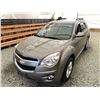 Image 4 : F4 --  2011 CHEVY EQUINOX BROWN 181409 KMS
