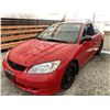 Image 3 : A2 --  2005 HONDA CIVIC RED 260912 KMS  "NO RESERVE"