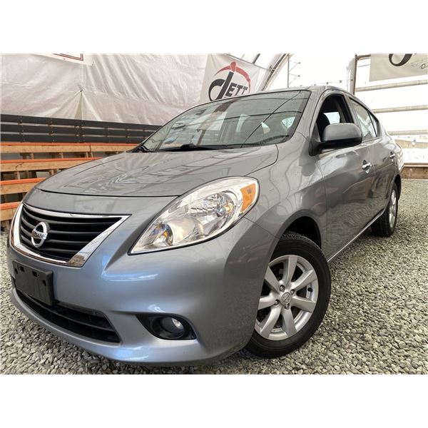 A4 --  2012 NISSAN VERSA SILVER 244631 KMS
