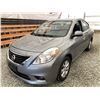 Image 3 : A4 --  2012 NISSAN VERSA SILVER 244631 KMS