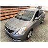 Image 4 : A4 --  2012 NISSAN VERSA SILVER 244631 KMS