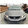 Image 6 : A5 --  2013 HONDA CIVIC GREY 262598 KMS