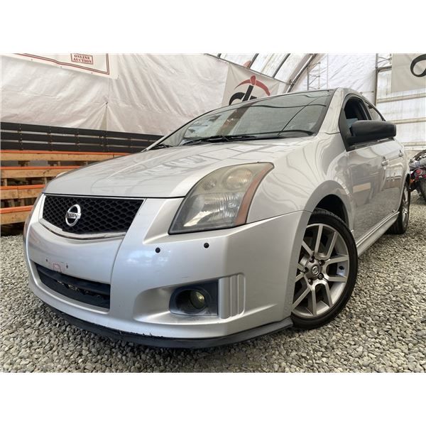C1 --  2008 NISSAN SENTRA SR SILVER 232161 KMS