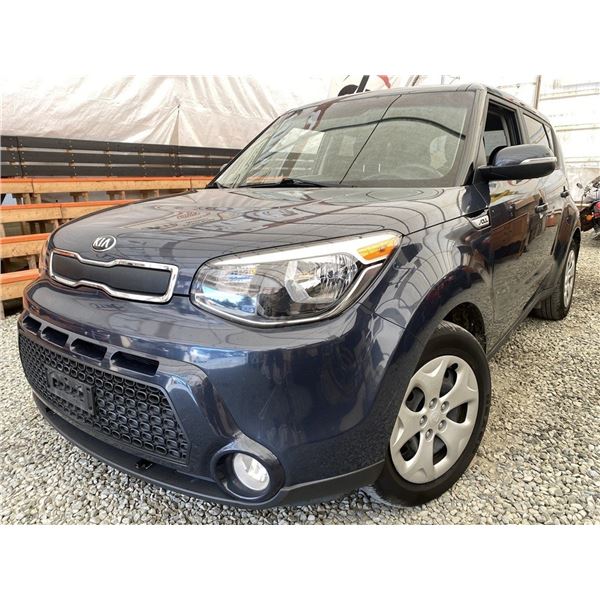 C6E --  2015 KIA SOUL BLACK 216129 KMS