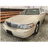 Image 3 : A1 --  2003 LINCOLN TOWN CAR WHITE 170191 KMS "NO RESERVE"