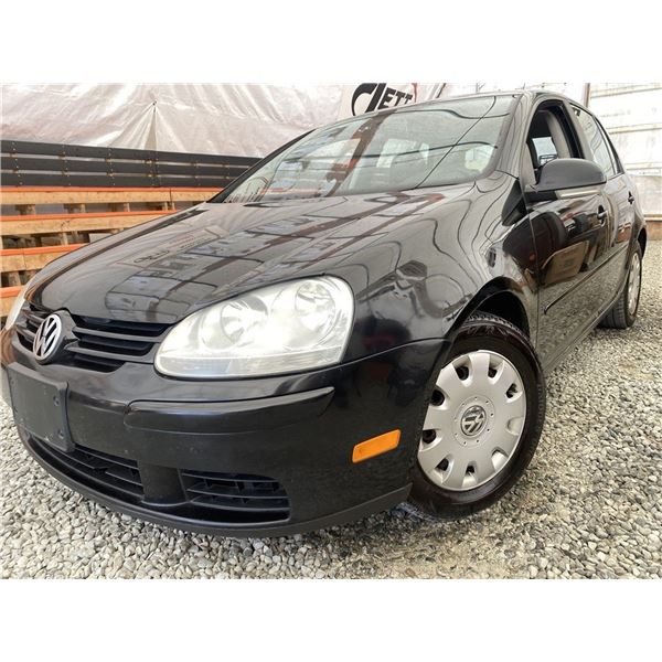A6 --  2008 VW RABBIT BLACK 208950 KMS