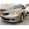 Image 2 : A12O --  2002 HONDA ODYSSEY GOLD 181952 KMS