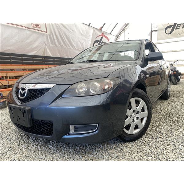 A12P --  2008 MAZDA 3 GREY 193246 KMS