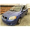 Image 3 : A7 --  2008 PONTIAC WAVE BLUE 86898 KMS "NO RESERVE"