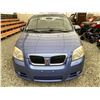 Image 6 : A7 --  2008 PONTIAC WAVE BLUE 86898 KMS "NO RESERVE"