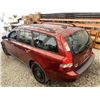 Image 22 : A12W --  2007 VOLVO V50 T5 ORANGE 176803 KMS