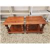 Image 2 : 651 - Coffee table and side tables