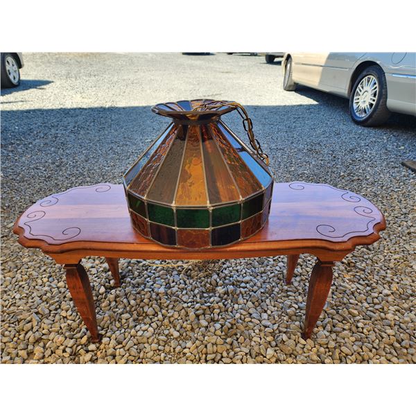 659 - Stained Glass Hanging Lamp