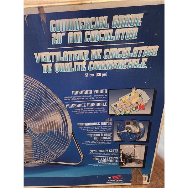 672 - 20' Comercial Metal Fan