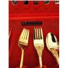 Image 2 : 682 - Florentine Gold Plated Cutlery